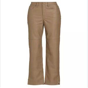 Good American Better Than Leather Pants Warm Caramel Womens Size 8